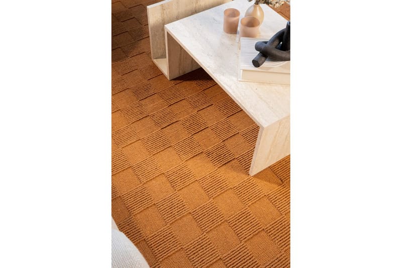 Sydney Ullmatta 200x200 cm - Orange - Textilier & mattor - Mattor - Modern matta - Ullmattor