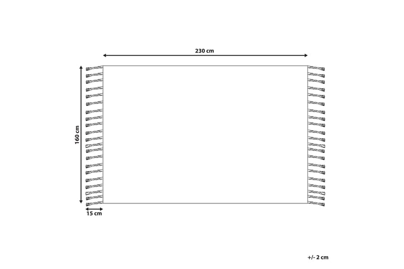 Tabiat Ryamatta 160x230 cm Svart/Vit - Textilier & mattor - Mattor - Modern matta - Ryamattor
