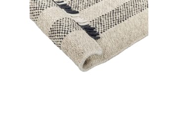 Tacettin Ullmatta 160x230 cm - Svart/Vit - Textilier & mattor - Mattor - Modern matta - Ullmattor