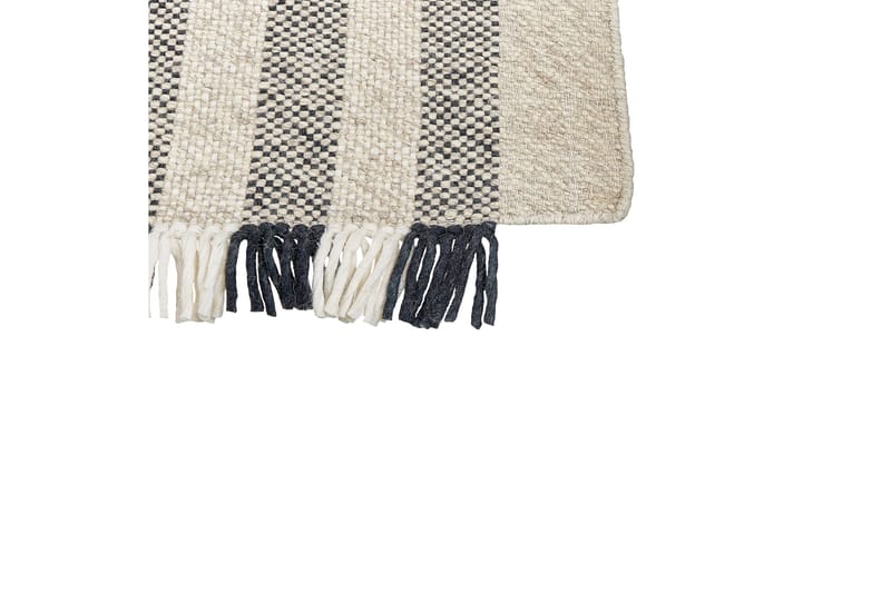 Tacettin Ullmatta 160x230 cm - Svart/Vit - Textilier & mattor - Mattor - Modern matta - Ullmattor