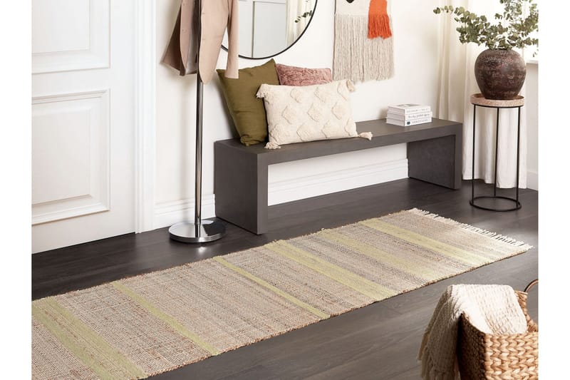 Talpur Gångmatta 80x300 cm - Beige - Textilier & mattor - Mattor - Modern matta - Jutemattor & sisalmattor