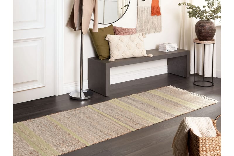 Talpur Gångmatta 80x300 cm Beige - Textilier & mattor - Mattor - Modern matta - Jutemattor & sisalmattor