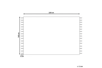 Talpur Jutematta 160x230 cm - Gul - Textilier & mattor - Mattor - Modern matta - Jutemattor & sisalmattor