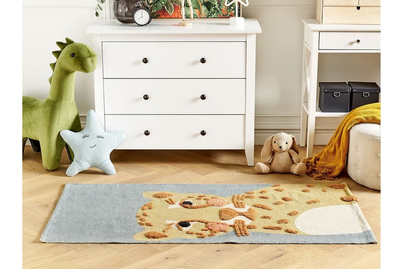 Tangse Bomullsmatta 80x150 cm - Gul - Textilier & mattor - Mattor - Modern matta - Bomullsmattor