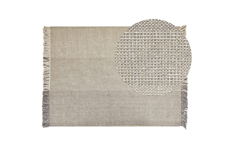 Tekeler Ullmatta 140x200 cm - Grå - Textilier & mattor - Mattor - Modern matta - Ullmattor