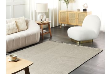 Tekeler Ullmatta 140x200 cm - Grå - Textilier & mattor - Mattor - Modern matta - Ullmattor