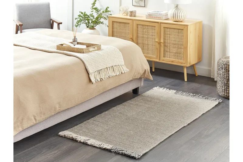 Tekeler Ullmatta 80x150 cm - Grå - Textilier & mattor - Mattor - Modern matta - Ullmattor