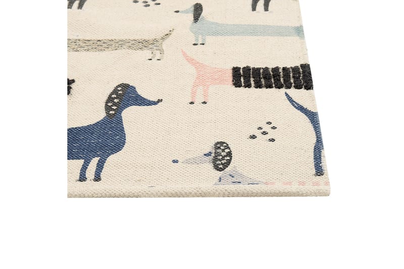 Temiaj Bomullsmatta 80x150 cm - Beige - Textilier & mattor - Mattor - Modern matta - Bomullsmattor