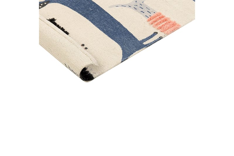 Temiaj Bomullsmatta 80x150 cm - Beige - Textilier & mattor - Mattor - Modern matta - Bomullsmattor