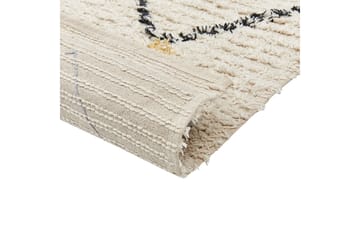 Tezpur Bomullsmatta 140x200 cm - Beige - Textilier & mattor - Mattor - Modern matta - Bomullsmattor