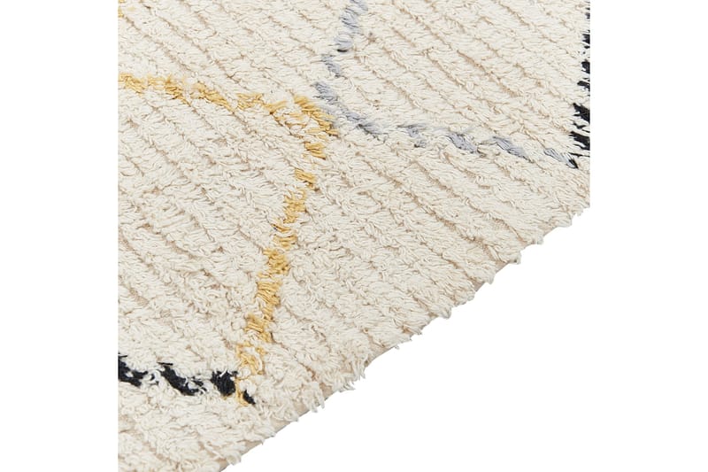 Tezpur Bomullsmatta 140x200 cm - Beige - Textilier & mattor - Mattor - Modern matta - Bomullsmattor