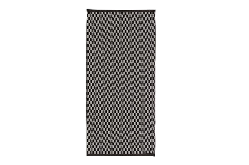TJÖRN  Ullmatta 75x250 cm Rektangulär Svart - Textilier & mattor - Mattor - Modern matta - Ullmattor