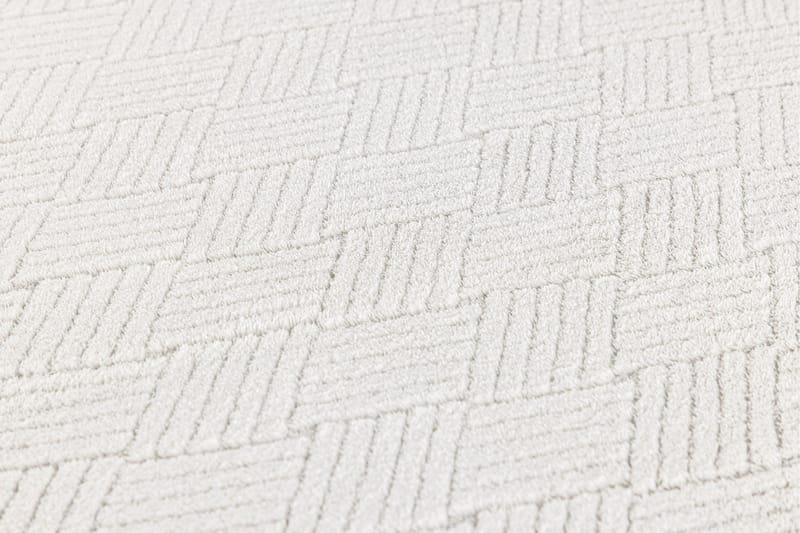 Todd Plastmatta 200x290 cm - Vit - Textilier & mattor - Mattor - Modern matta - Bomullsmattor