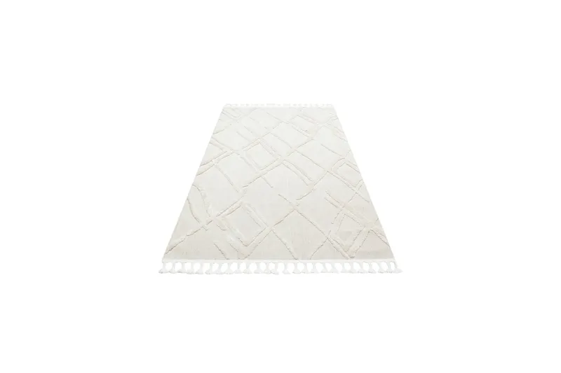 Tolina Wiltonmatta 160x230 cm Rektangulär, Vit