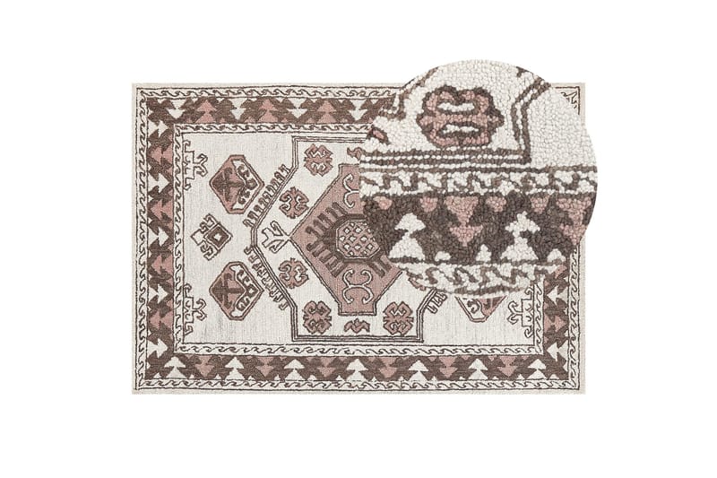 Tomarza Ullmatta 140x200 cm - Brun - Textilier & mattor - Mattor - Modern matta - Ullmattor