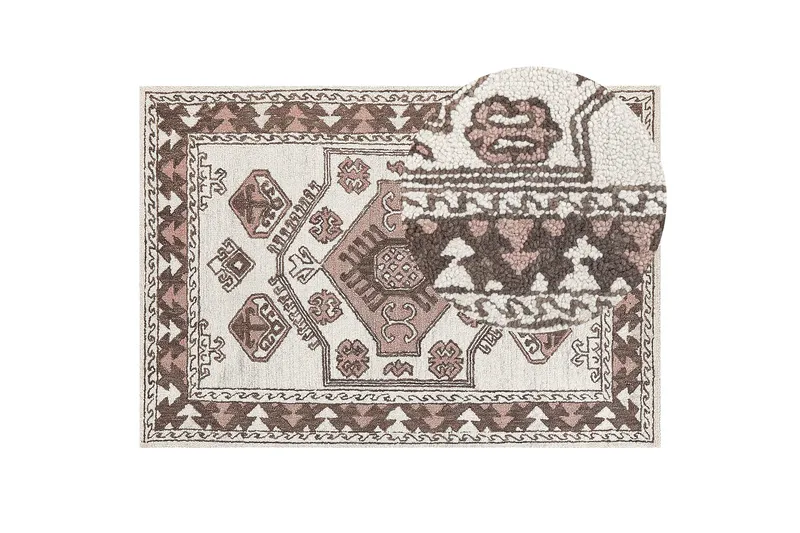 Tomarza Ullmatta 160x230 cm - Brun - Textilier & mattor - Mattor - Modern matta - Ullmattor