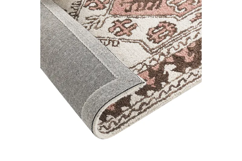 Tomarza Ullmatta 200x200 cm Kvadratisk - Brun - Textilier & mattor - Mattor - Modern matta - Ullmattor