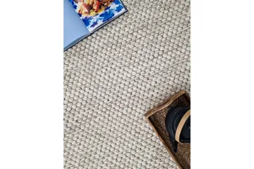 Torekov Ullmatta 75x230 cm - Creme - Textilier & mattor - Mattor - Modern matta - Ullmattor