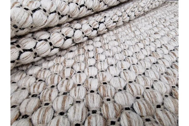 Torekov Ullmatta Ø200 cm Rund - Creme - Textilier & mattor - Mattor - Modern matta - Ullmattor