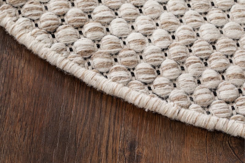 Torekov Ullmatta Ø300 cm Rund - Creme - Textilier & mattor - Mattor - Modern matta - Ullmattor