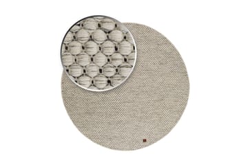 Torekov Ullmatta Rund 200 cm - Vit - Textilier & mattor - Mattor - Modern matta - Ullmattor