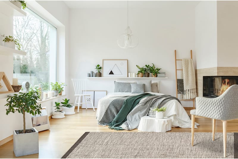 Torsby Ullmatta 140x200 cm Rektangulär - Taupe - Textilier & mattor - Mattor - Modern matta - Ullmattor