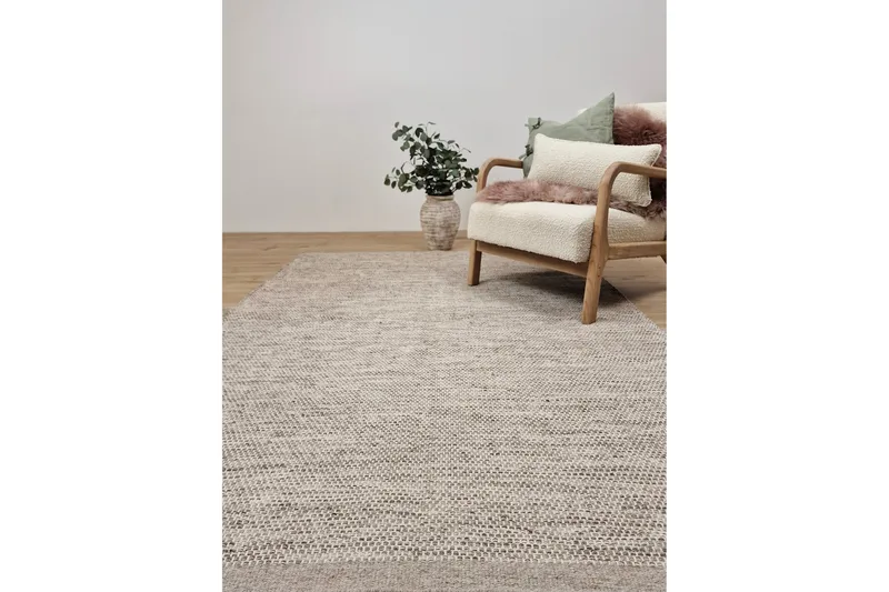 Torsby Ullmatta 160x230 cm Rektangulär - Beige - Textilier & mattor - Mattor - Modern matta - Ullmattor