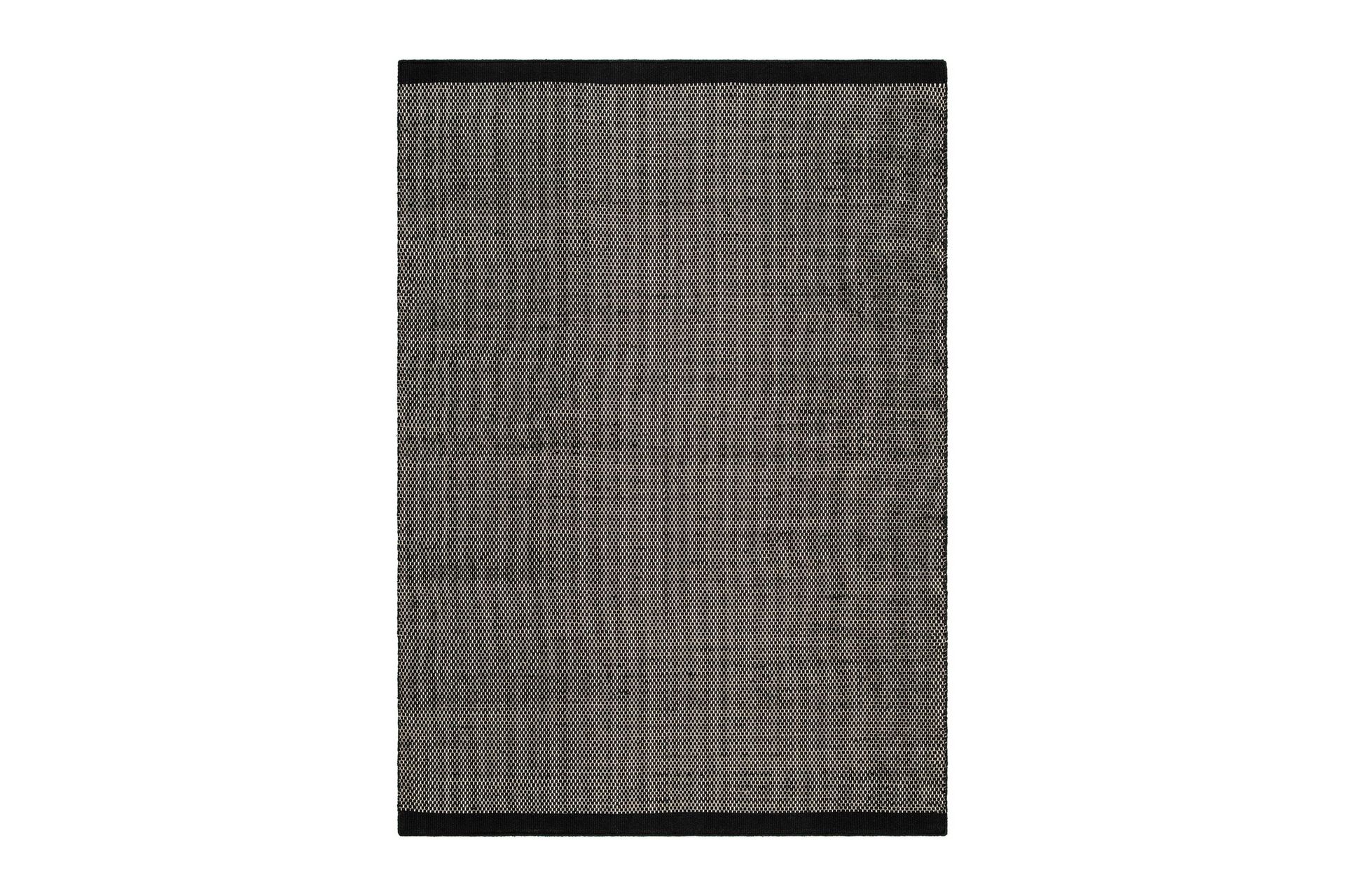 Torsby Ullmatta 160x230 cm Rektangul&auml;r - Svart