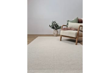 Torsby Ullmatta 160x230 cm Rektangulär - Vit - Textilier & mattor - Mattor - Modern matta - Ullmattor
