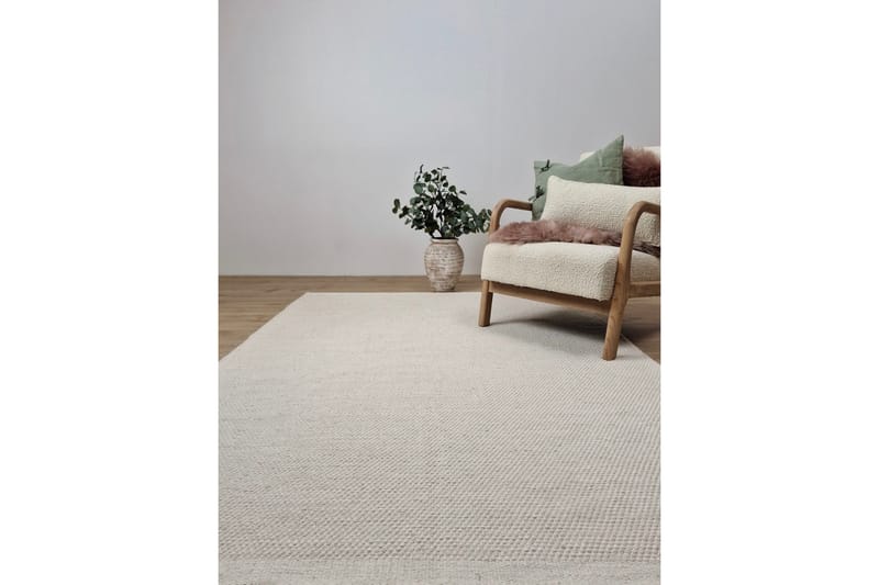 Torsby Ullmatta 200x290 cm Rektangulär - Vit - Textilier & mattor - Mattor - Modern matta - Ullmattor