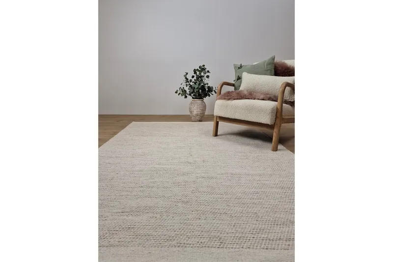 Torsby Ullmatta 240x340 cm Rektangulär - Creme - Textilier & mattor - Mattor - Modern matta - Ullmattor