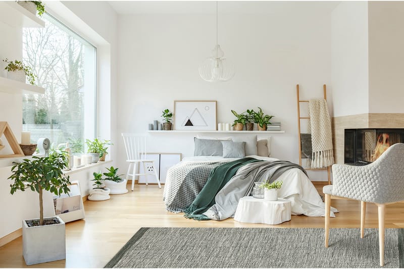 Torsby Ullmatta 300x400 cm Rektangulär - Grön - Textilier & mattor - Mattor - Modern matta - Ullmattor