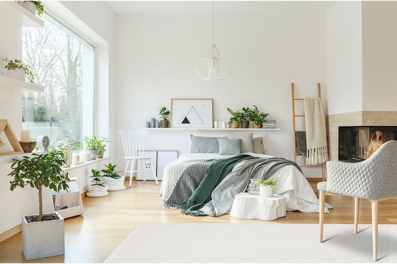 Torsby Ullmatta 300x400 cm Rektangulär - Vit - Textilier & mattor - Mattor - Modern matta - Ullmattor