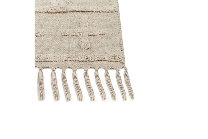 Tozlu Bomullsmatta 80x230 cm Beige - Textilier & mattor - Mattor - Modern matta - Bomullsmattor
