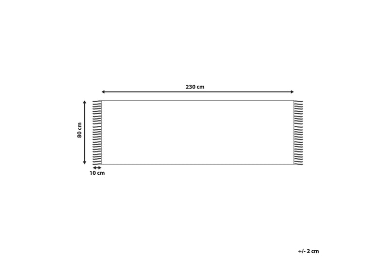 Tozlu Bomullsmatta 80x230 cm Beige - Textilier & mattor - Mattor - Modern matta - Bomullsmattor