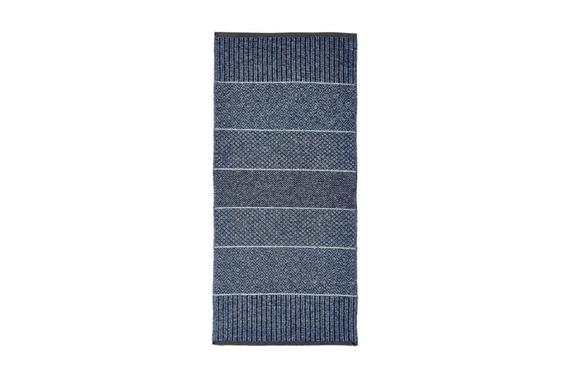 ALICE Matta Mix 70x100 cm PVC/Bomull/Polyester Blå - Horredsmattan - Textilier & mattor - Mattor - Modern matta - Trasmattor
