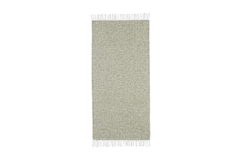 GOOSE Bomullsmatta 70x400 cm Grön - Horredsmattan - Textilier & mattor - Mattor - Modern matta - Trasmattor