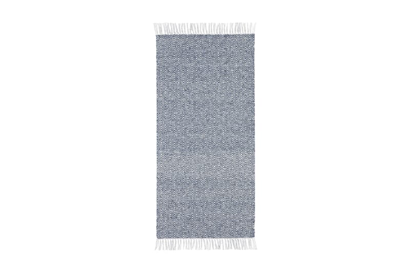 GOOSE Bomullsmatta 70x450 cm Blå - Horredsmattan - Textilier & mattor - Mattor - Modern matta - Trasmattor