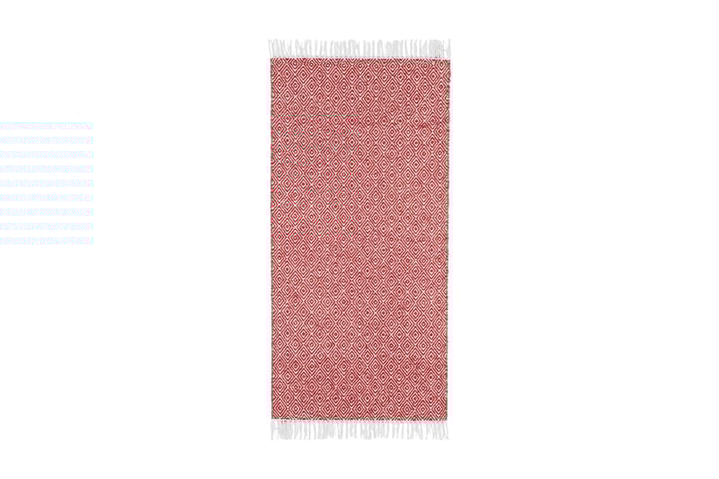 GOOSE Bomullsmatta 70x450 cm Röd - Horredsmattan - Textilier & mattor - Mattor - Modern matta - Trasmattor