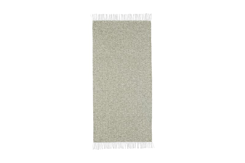 GOOSE Matta Mix 150x250 PVC/Bomull/Polyester Grön - Horredsmattan - Trasmattor