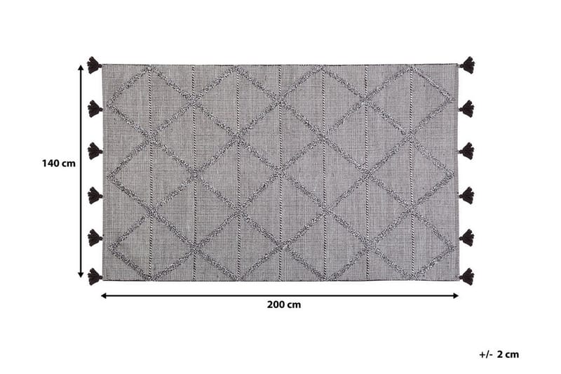 Hohstadt Matta 140x200 cm - Brun - Textilier & mattor - Mattor - Modern matta - Trasmattor