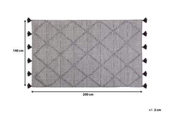 Hohstadt Matta 140x200 cm - Brun - Textilier & mattor - Mattor - Modern matta - Trasmattor
