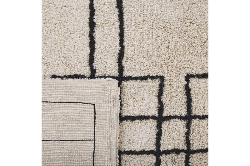 Turhal Ryamatta 160x230 cm - Beige - Textilier & mattor - Mattor - Modern matta - Bomullsmattor