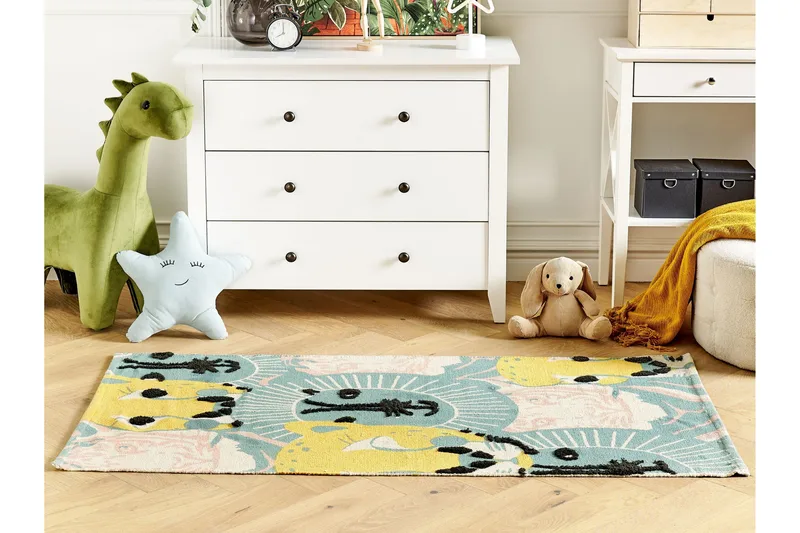 Tutut Bomullsmatta 80x150 cm - Blå - Textilier & mattor - Mattor - Modern matta - Bomullsmattor