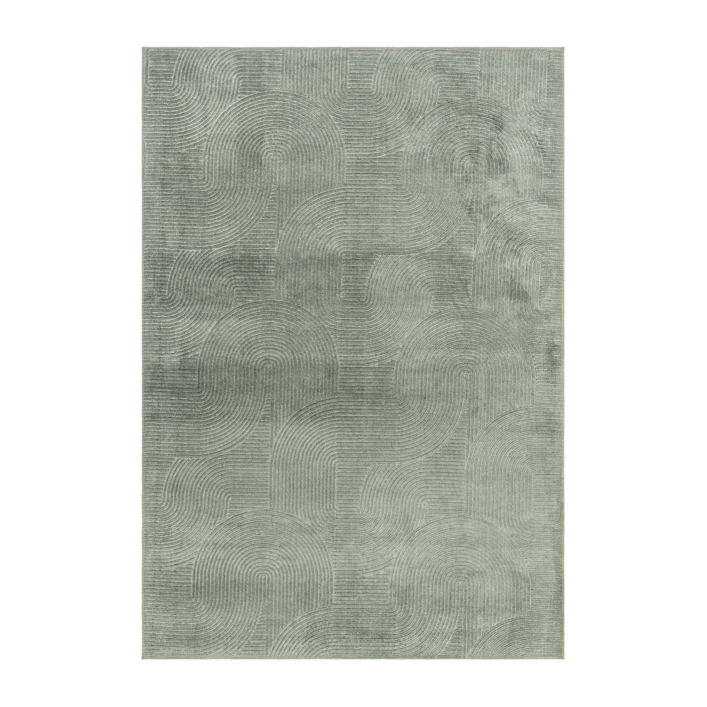 tvättbar matta castello art - green