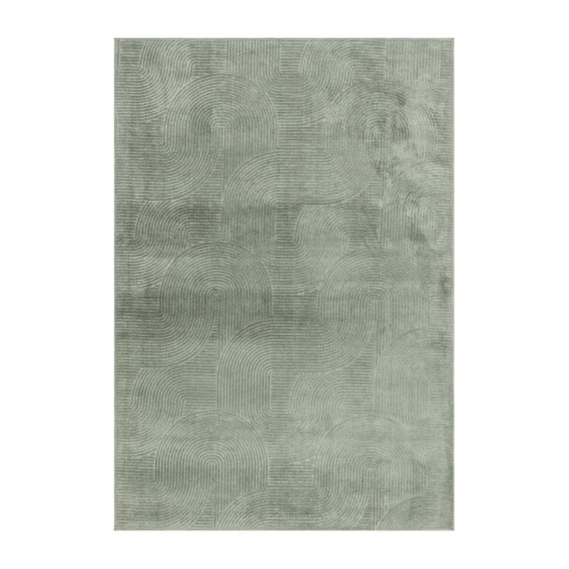 Tvättbar Matta Castello Art - Green - Textilier & mattor - Mattor - Modern matta - Trasmattor