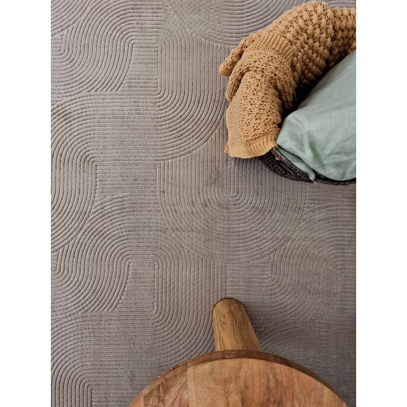 Tvättbar Matta Castello Art - Linen - Textilier & mattor - Mattor - Modern matta - Trasmattor