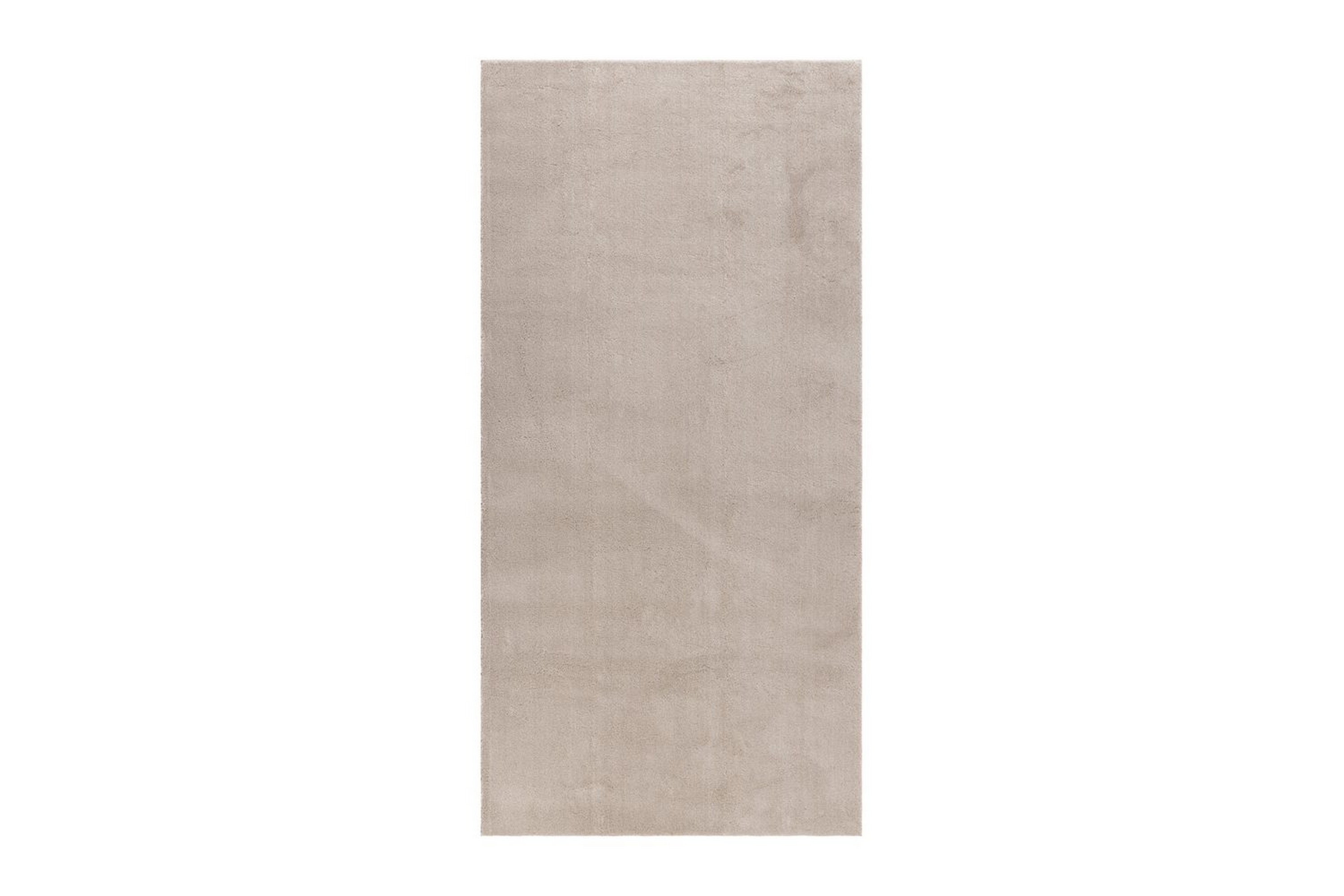 tvättbar matta soft - 80x230 cm, melerad linne