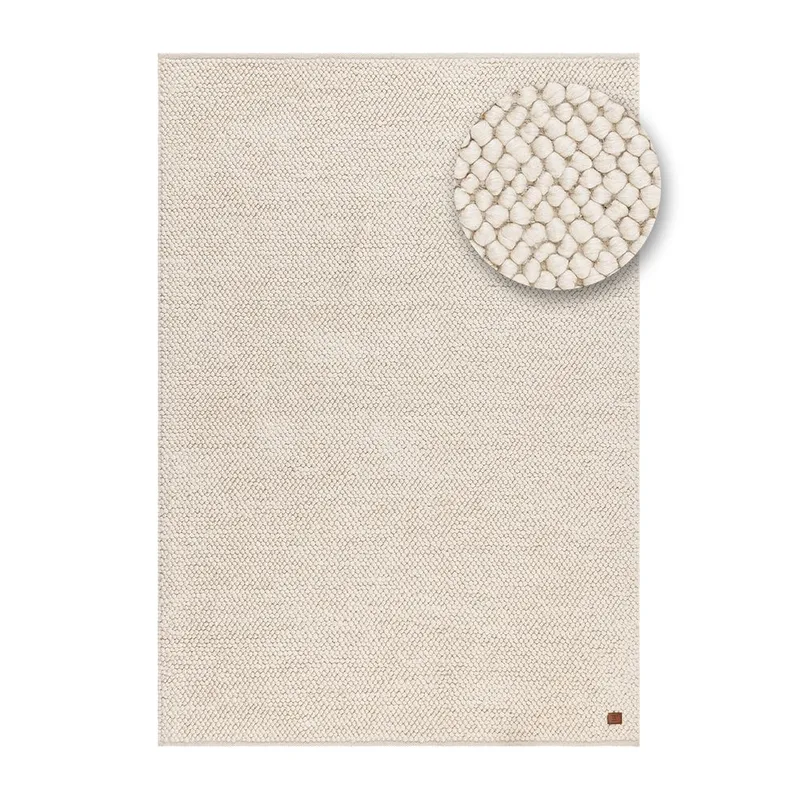 Ullmatta Bubble - 240x340 cm, Creme - Textilier & mattor - Mattor - Modern matta - Ullmattor