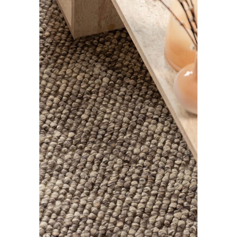Ullmatta Bubble Kvadrat - 200x200 cm, Taupe - Textilier & mattor - Mattor - Modern matta - Ullmattor